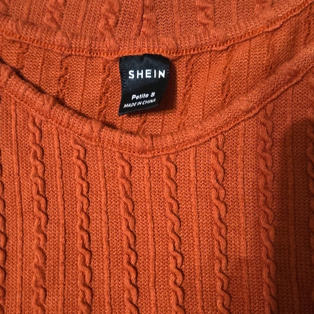 Orange Knit 2pc - Picture 3 of 4